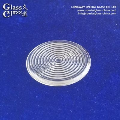 LED 조명 장비를 위한 효율적인 보로 실리케이트 유리 프렌넬 렌즈