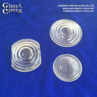 LED 조명 장비를 위한 효율적인 보로 실리케이트 유리 프렌넬 렌즈