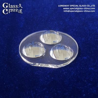 광학적으로 맑은 보로실리케이트 유리 LED 아스피어 렌즈