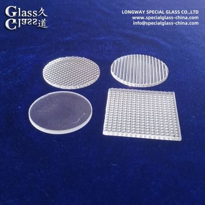 유방에 저항하는 질감 Borosilicate 유리 렌즈